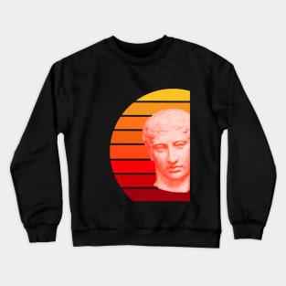 SYNTHWAVE SUN & HEAD #1 V2 Crewneck Sweatshirt